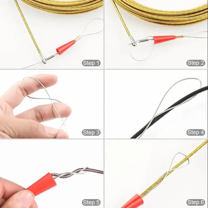 BowLift | Flexible pull wire for electrical and network cables