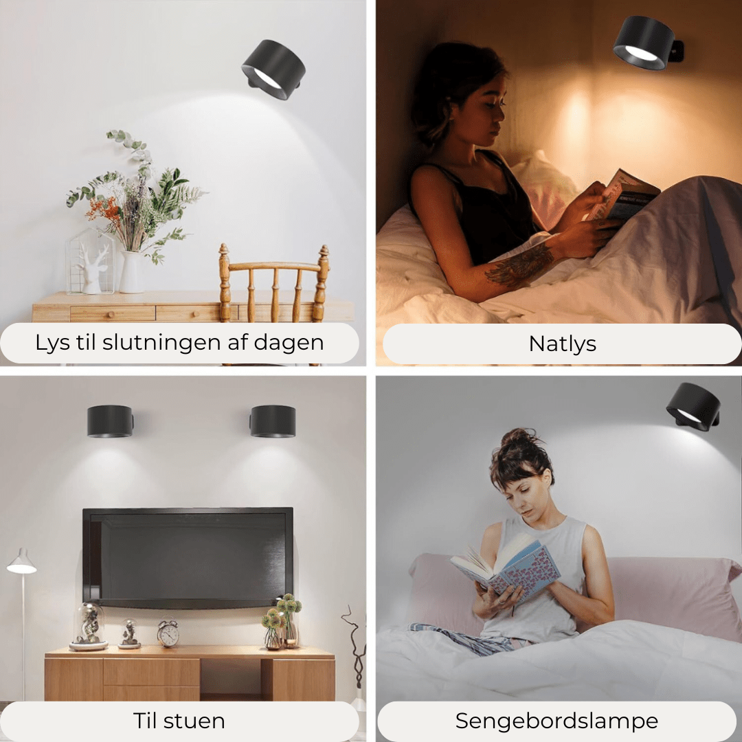 BowLift | Flexilight Wireless Wall Lamp Touch 360 Rotation
