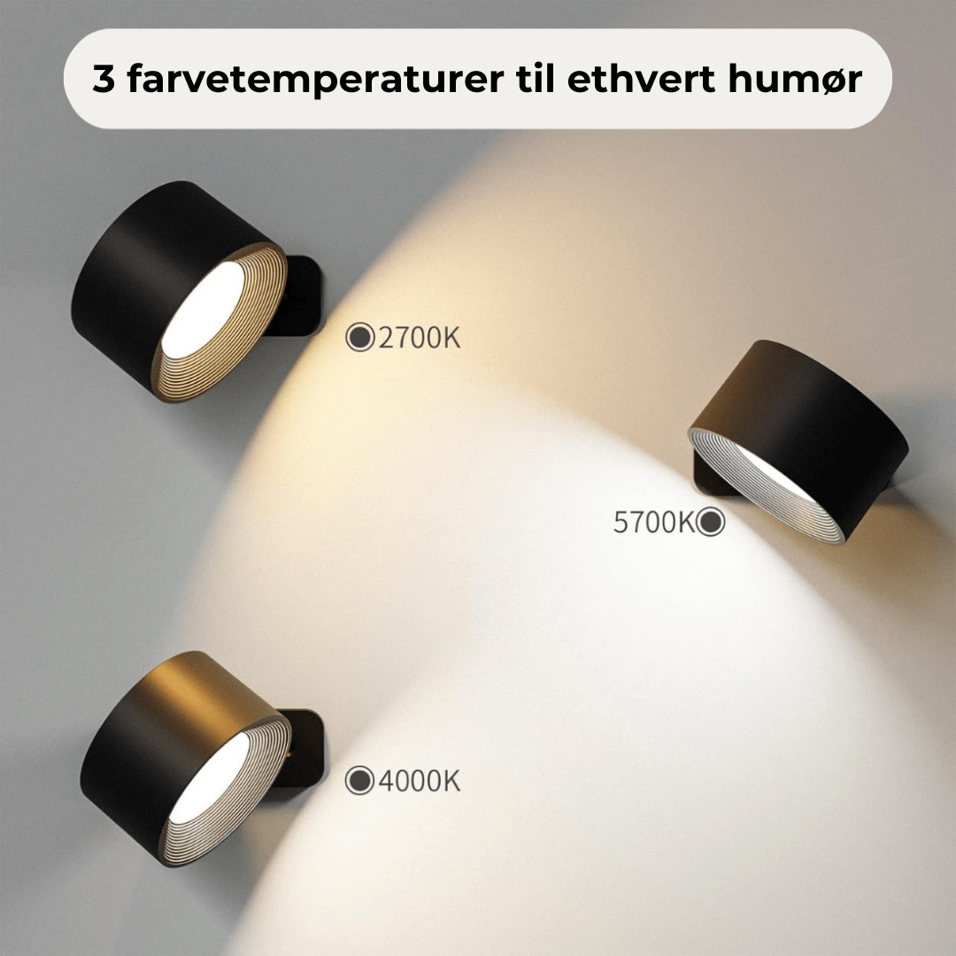 BowLift | Flexilight Wireless Wall Lamp Touch 360 Rotation
