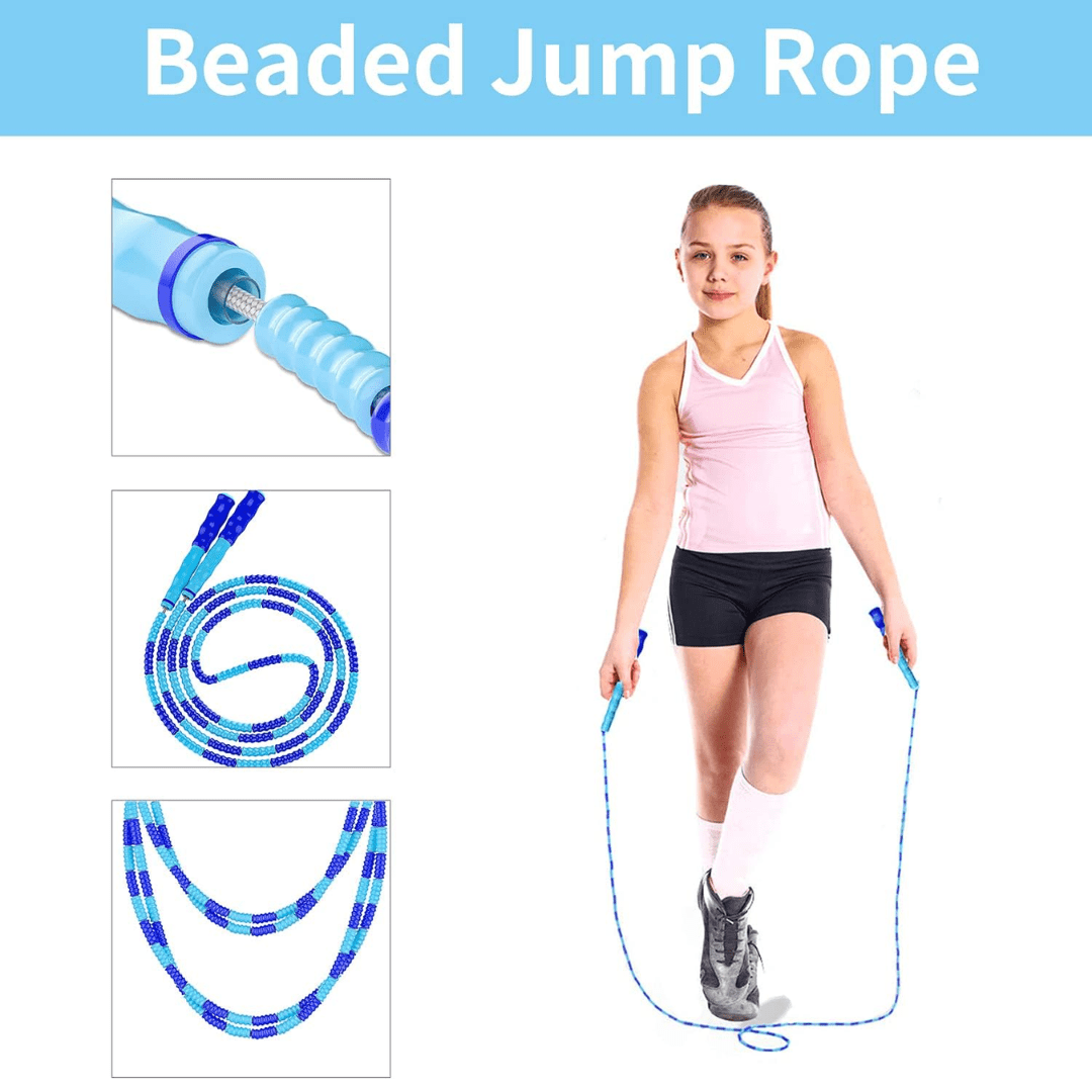 BowLift | Flexirope – Adjustable Beaded Jump Rope for Effective Cardio Training
