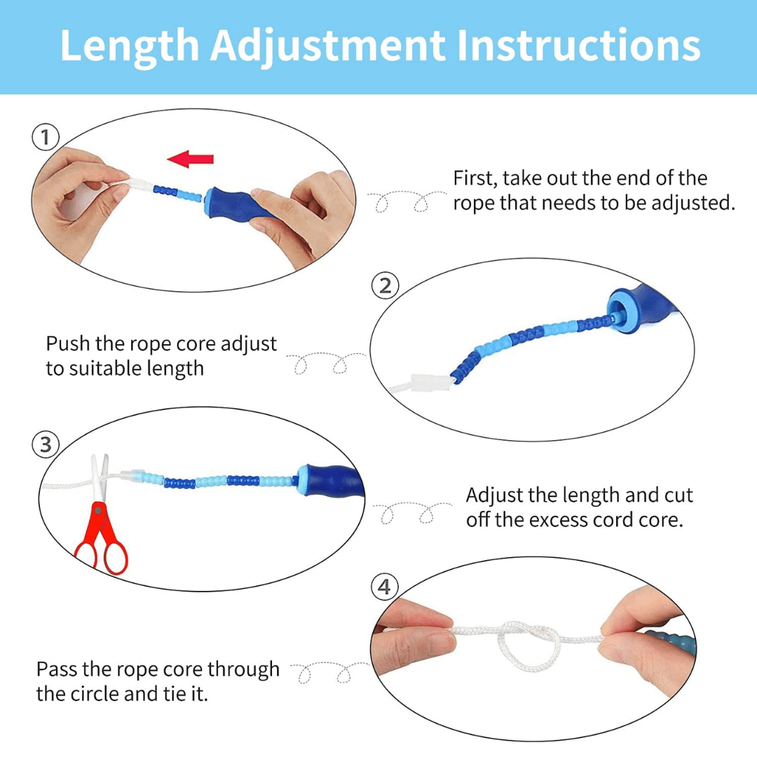 BowLift | Flexirope – Adjustable Beaded Jump Rope for Effective Cardio Training