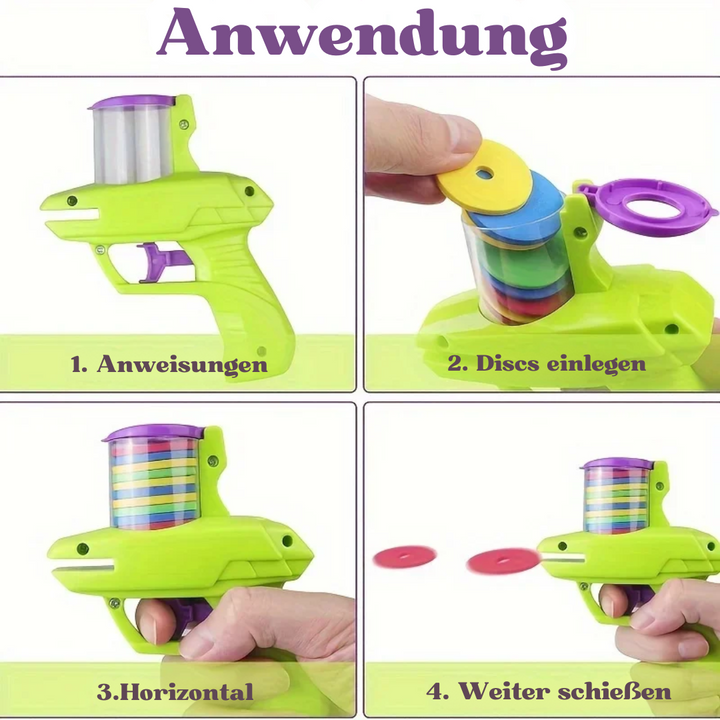 Interactive disc cannon for cats Bowlift