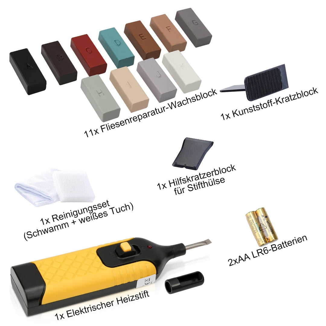 Tiles Repair Kit Wax Rods | Bowlift