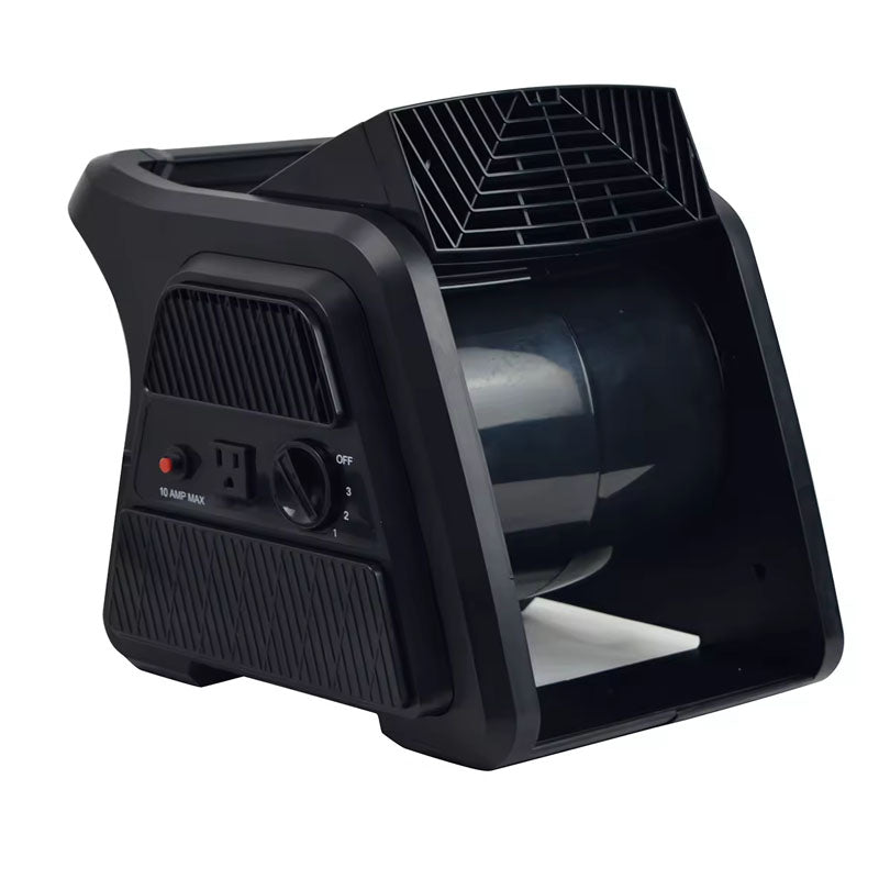 BowLift | High Velocity Floor Blower Pivoting Utility Fan 300° Blowing Angle Air Mover, Portable Carpet Dryer Fan for Home, Work Shop