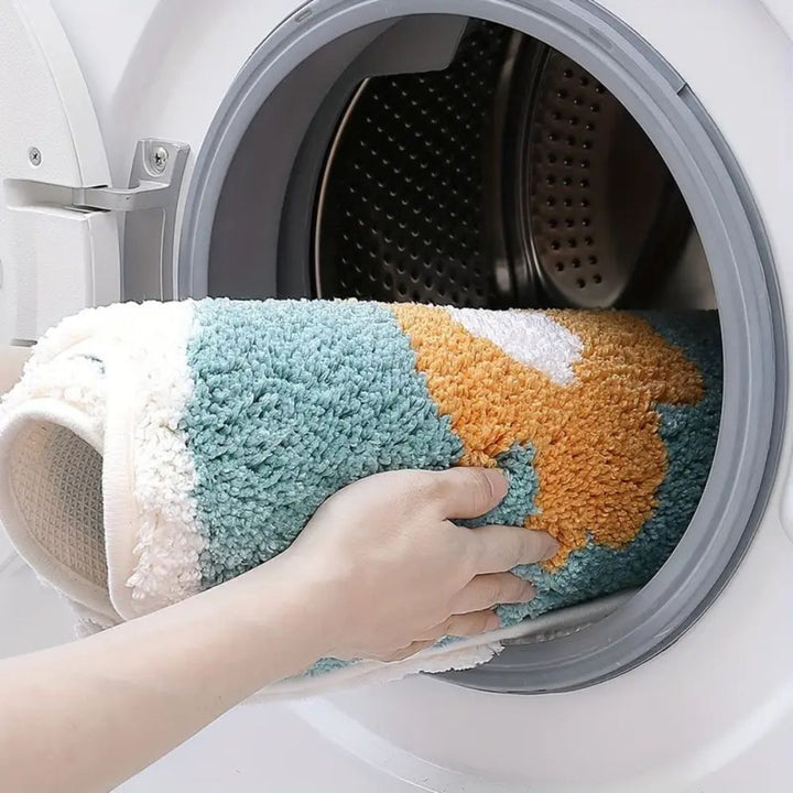 BowLift | Floral Tufted Absorbent Bath Mat