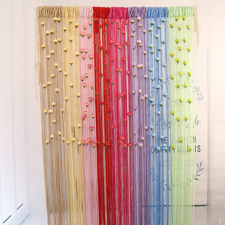 BowLift | Floral Decorative Hanging Room Divider Curtain