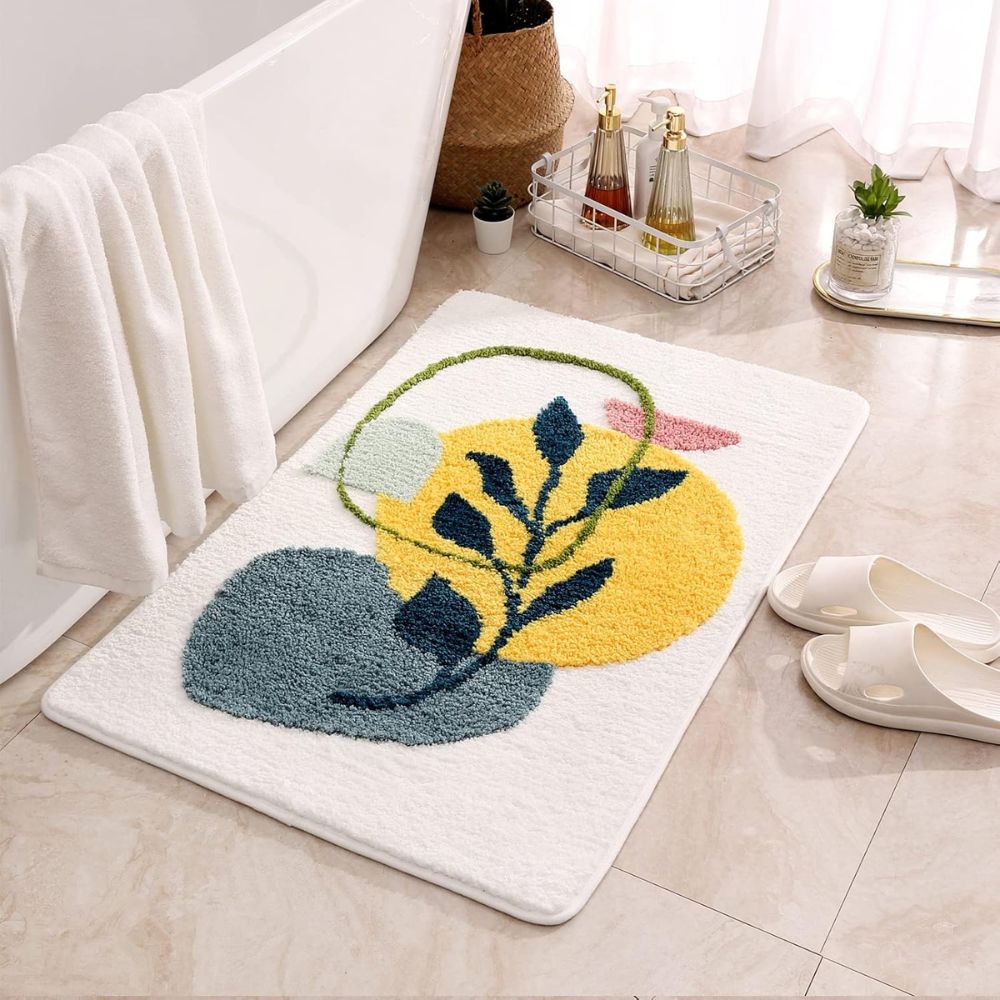 BowLift | Floral Non-Slip Bathmat