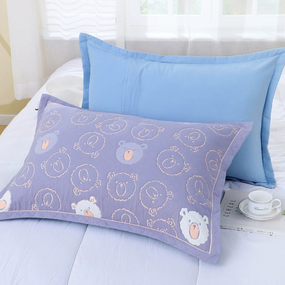 BowLift | Floral Print Cotton Pillowcase | 2pcs