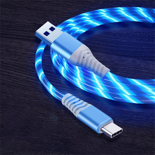 BowLift | Quick Charge Glowing River USB Cable