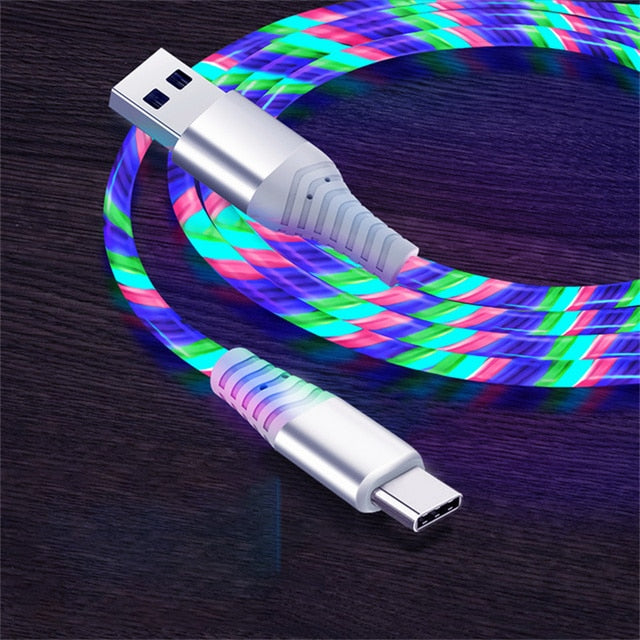 BowLift | Quick Charge Glowing River USB Cable
