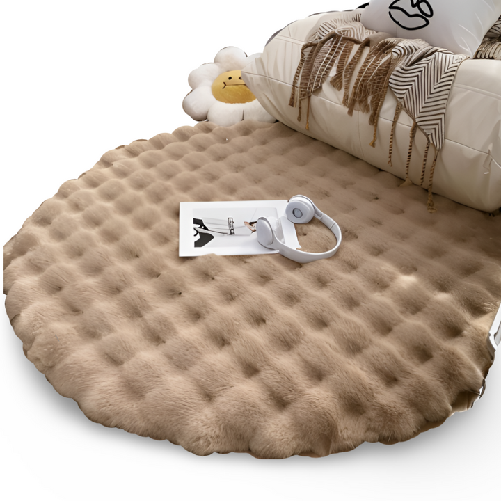 BowLift | Round Soft Non-slip Doormat – Cozy Fleece Home Decoration