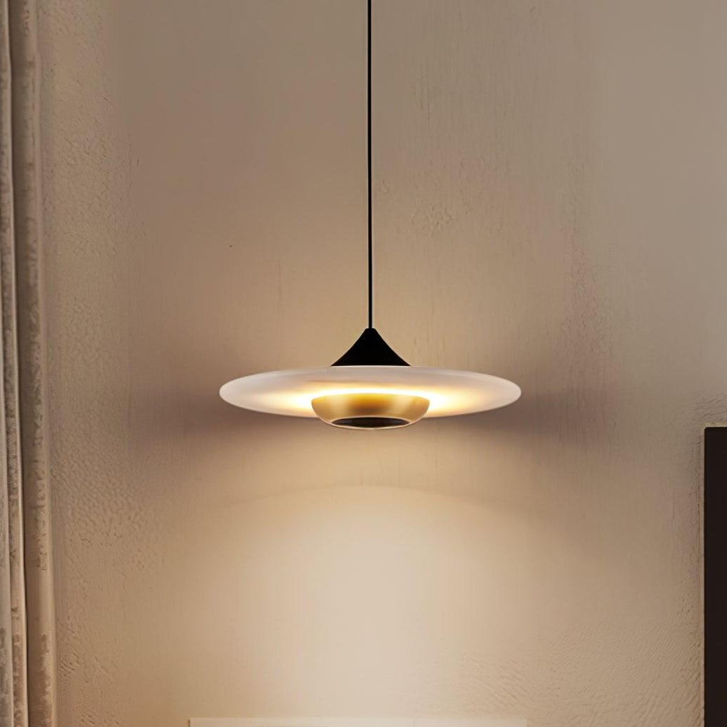 BowLift | OrbeMarbre Ceiling Lamp - Luxurious modern LED pendant light with marble