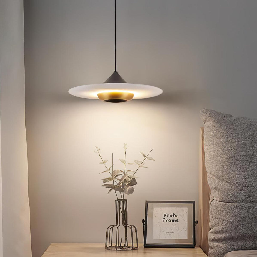BowLift | OrbeMarbre Ceiling Lamp - Luxurious modern LED pendant light with marble