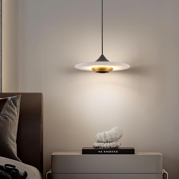 BowLift | OrbeMarbre Ceiling Lamp - Luxurious modern LED pendant light with marble