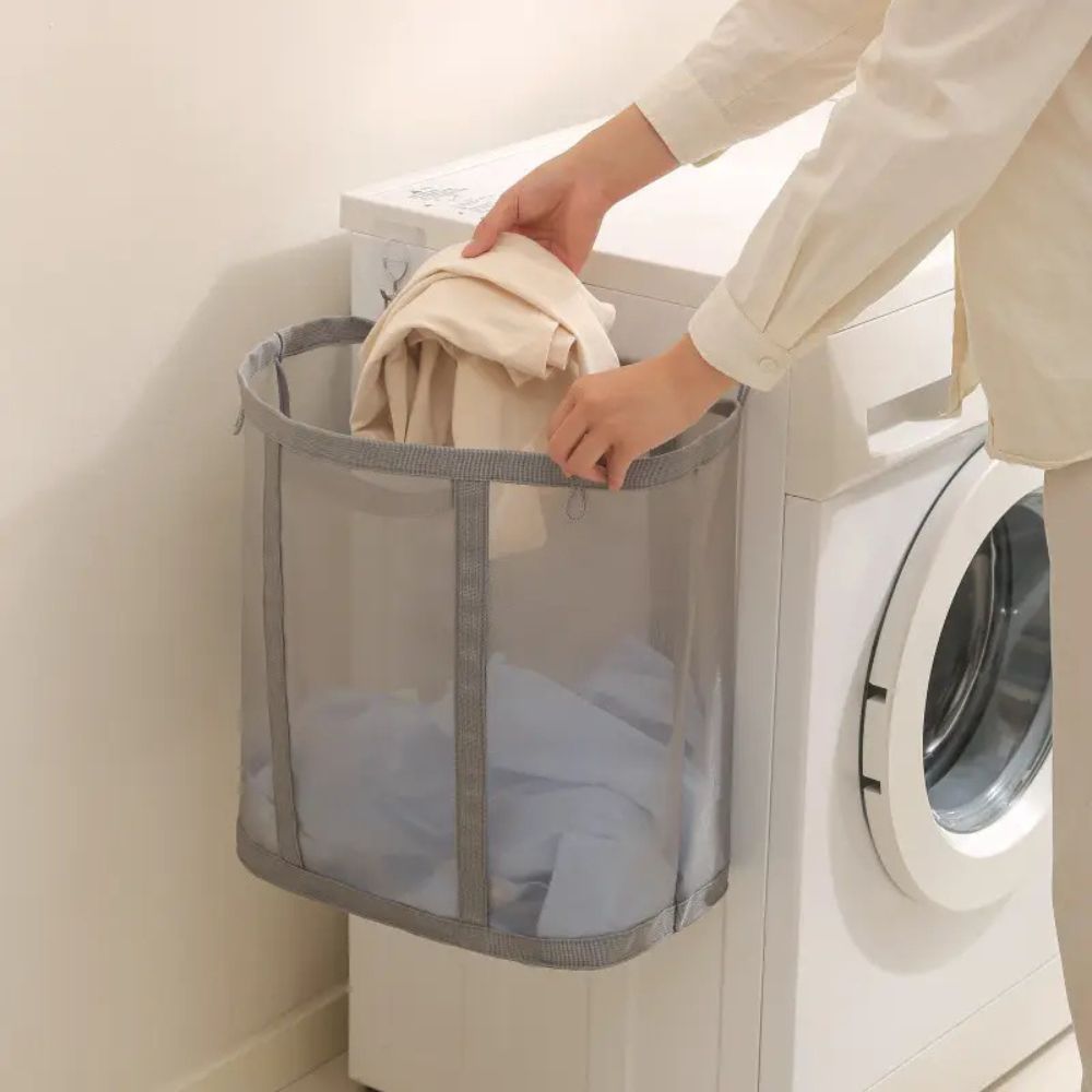 BowLift | Foldable Mesh Laundry Basket