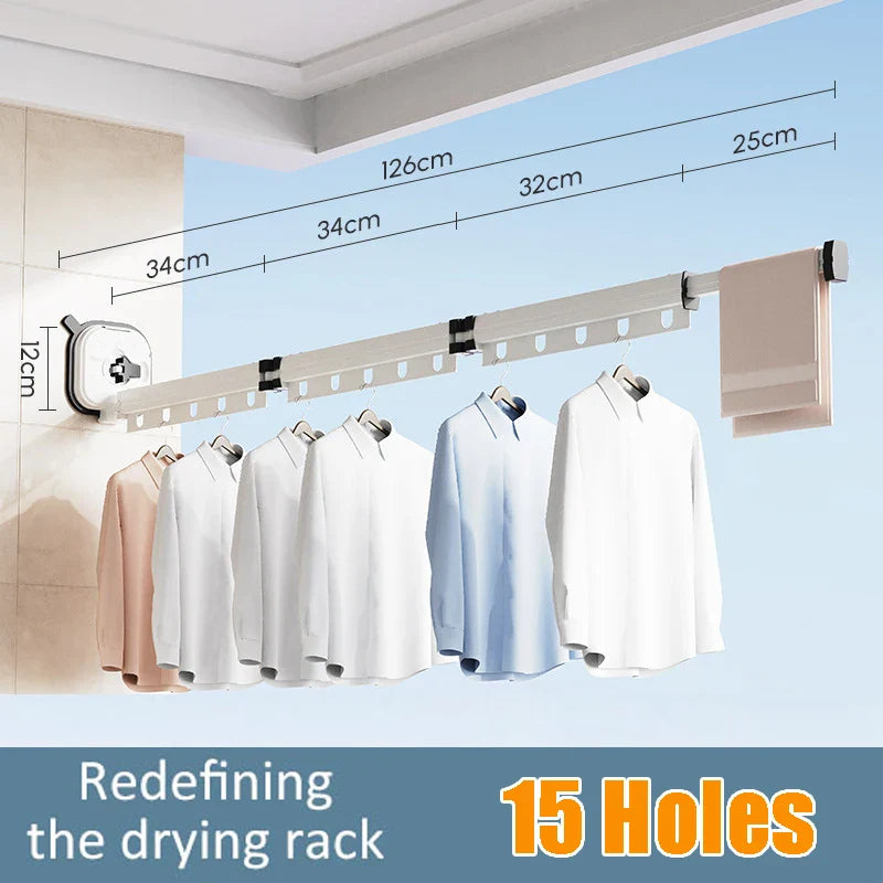 BowLift | Foldable Wall Mounted Drying Rack