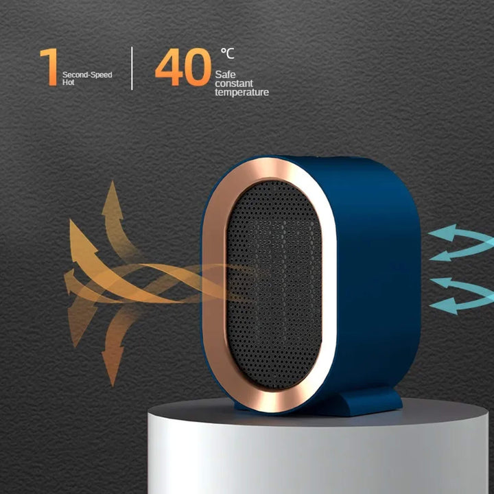 BowLift | Compact Ceramic Space Heater Energy Efficient Portable Electric Heater
