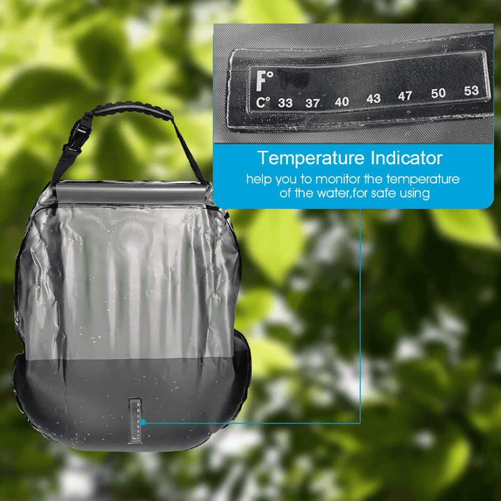 BowLift | Portable Solar Shower Bag for Camping Van and Tents