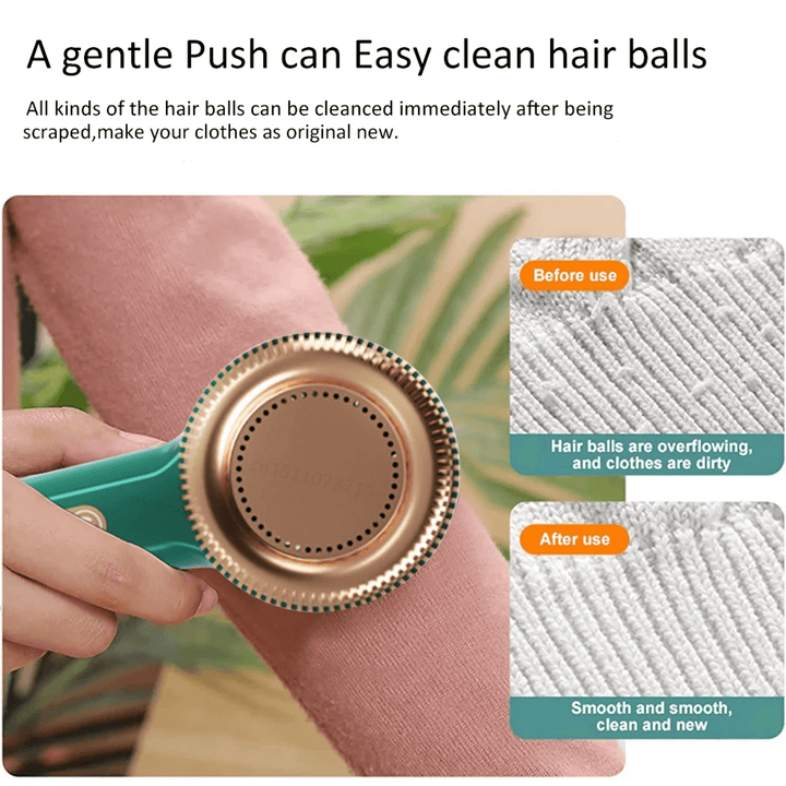 BowLift | Electric Portable Lint Bobble Remover Fabric Cloth Shaver Cat Hair Remover for Clothes Carpets and Rugs