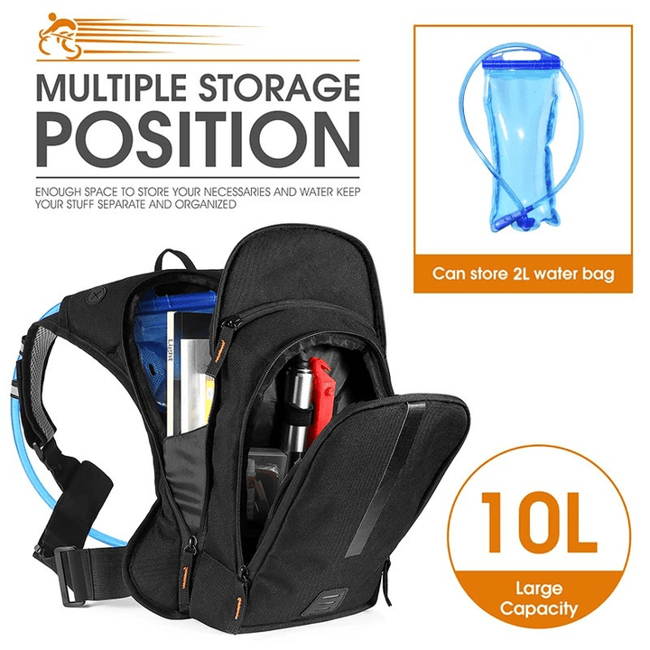 BowLift | Ultralight 10L backpack with hydration system for cycling & outdoor use