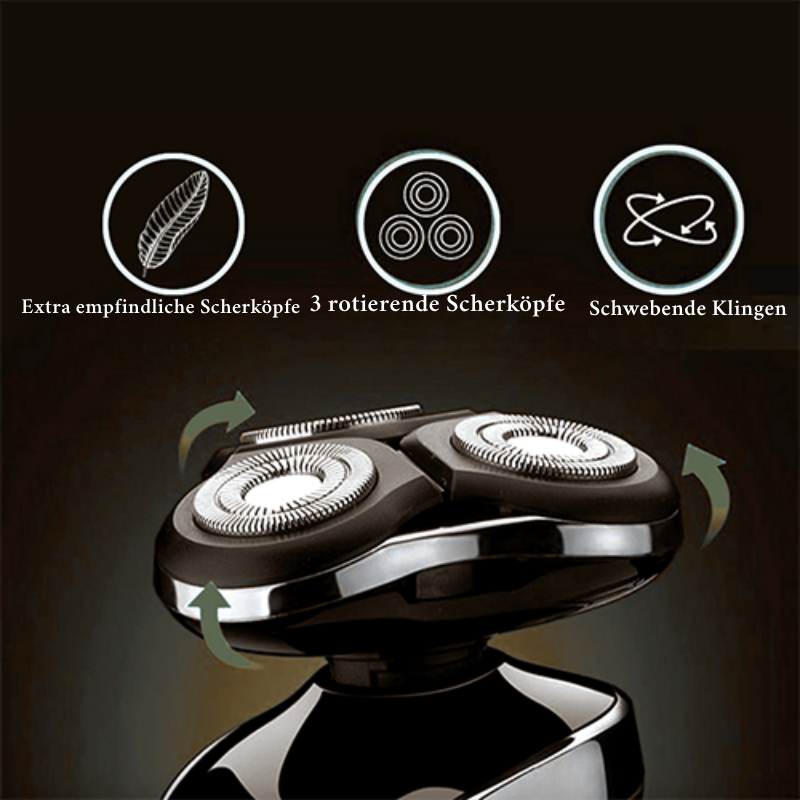 BowLift | Gladscheer Z-Shaver – Waterproof, Rechargeable & Skin-Friendly for Wet and Dry Shaving