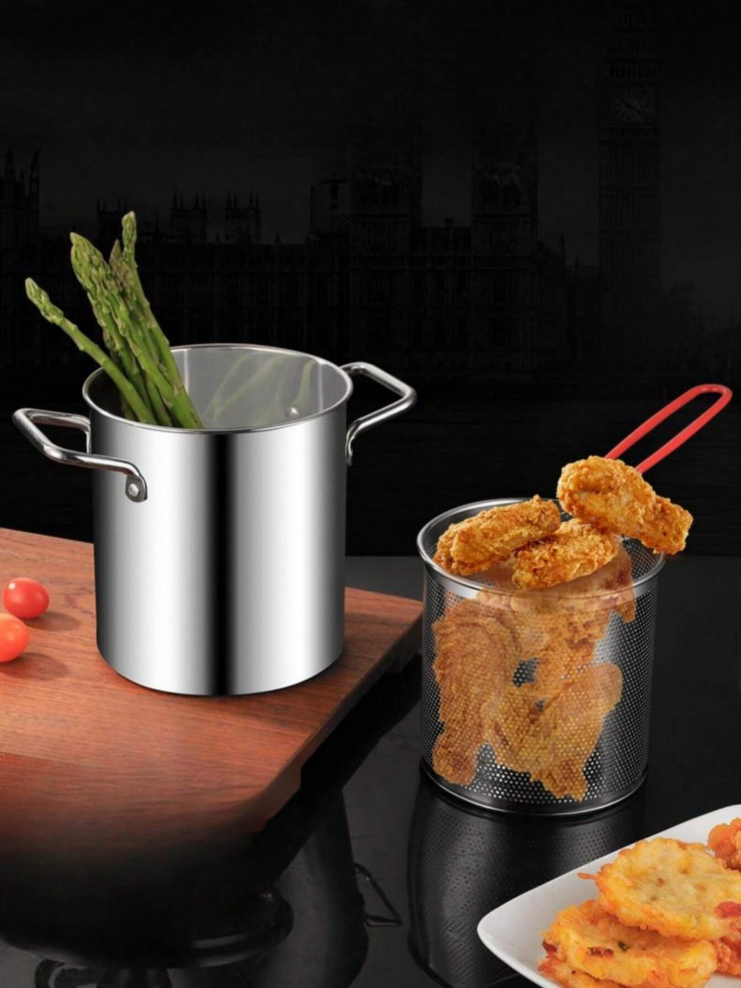 Fryer for crispy snacks with less oil | Bowlift