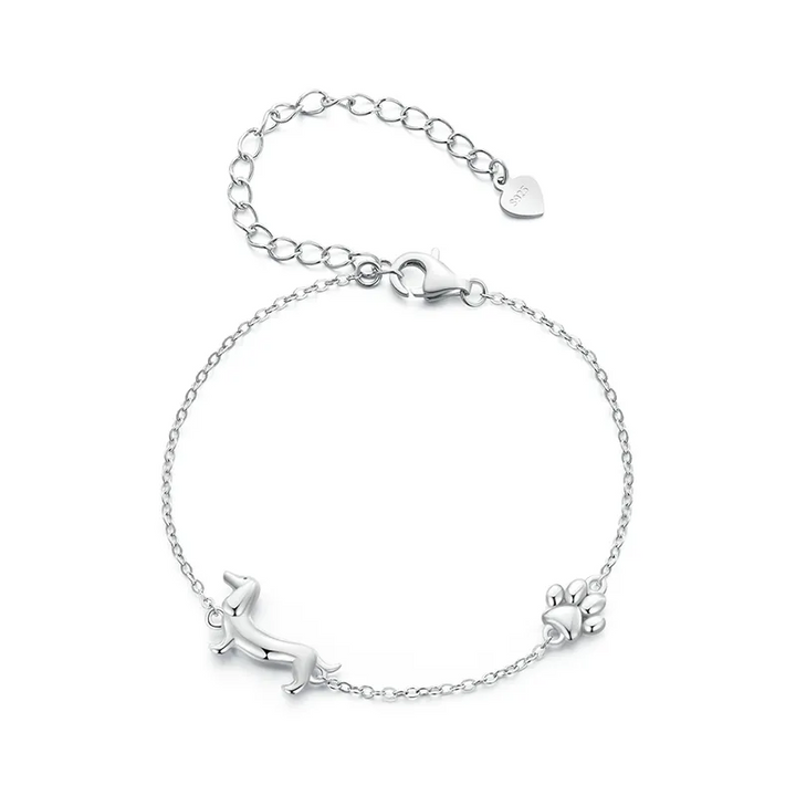 Charming Bracelet with Cute Dachshund Pendant Bowlift
