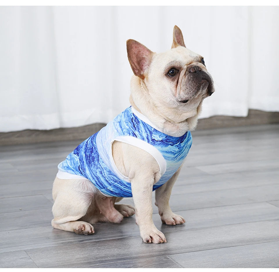 FrostyPet Frenchie Summer Cooling Vest | Bowlift
