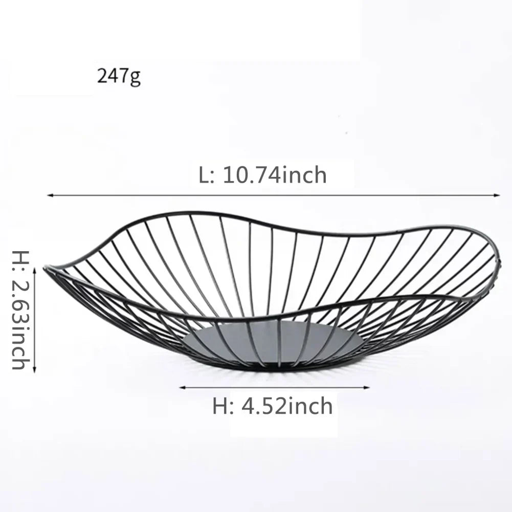BowLift | Fruit basket – iron – hollow drain basket – living room decor