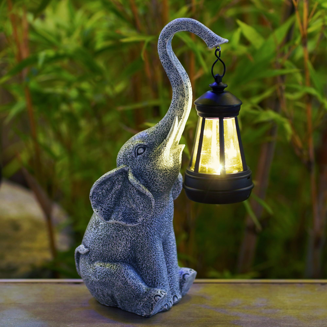 BowLift | Outdoor Solar Resin Animal Garden Light
