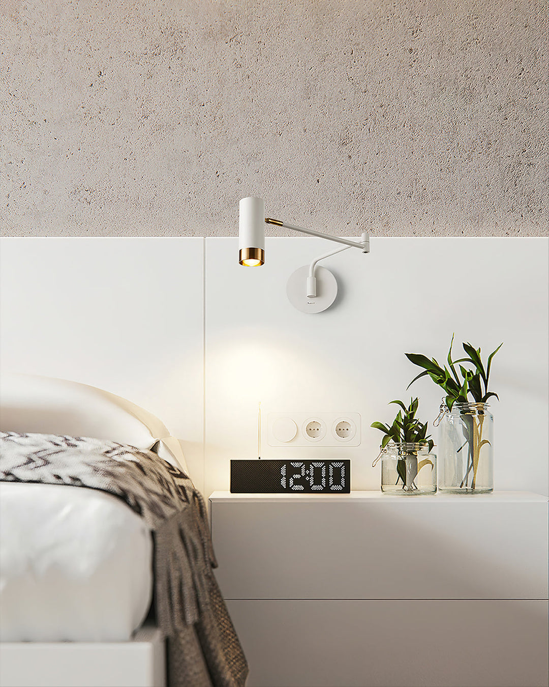 BowLift | FlexiLume – Adjustable Arm Wall Light for Versatile Illumination