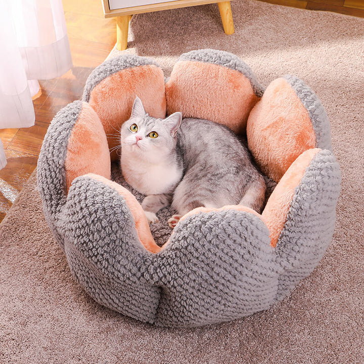 BowLift | Pet Bed Plush Flower Design for Cats Dogs