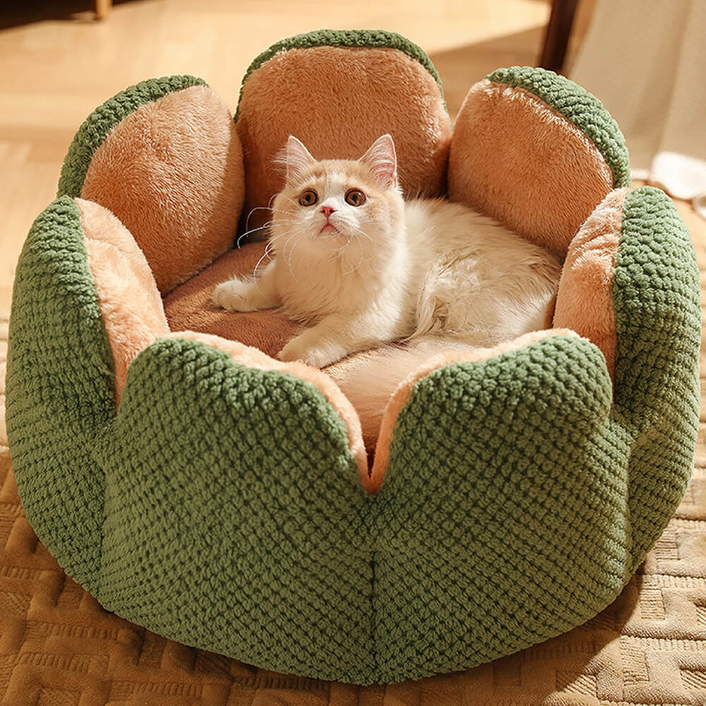 BowLift | Pet Bed Plush Flower Design for Cats Dogs