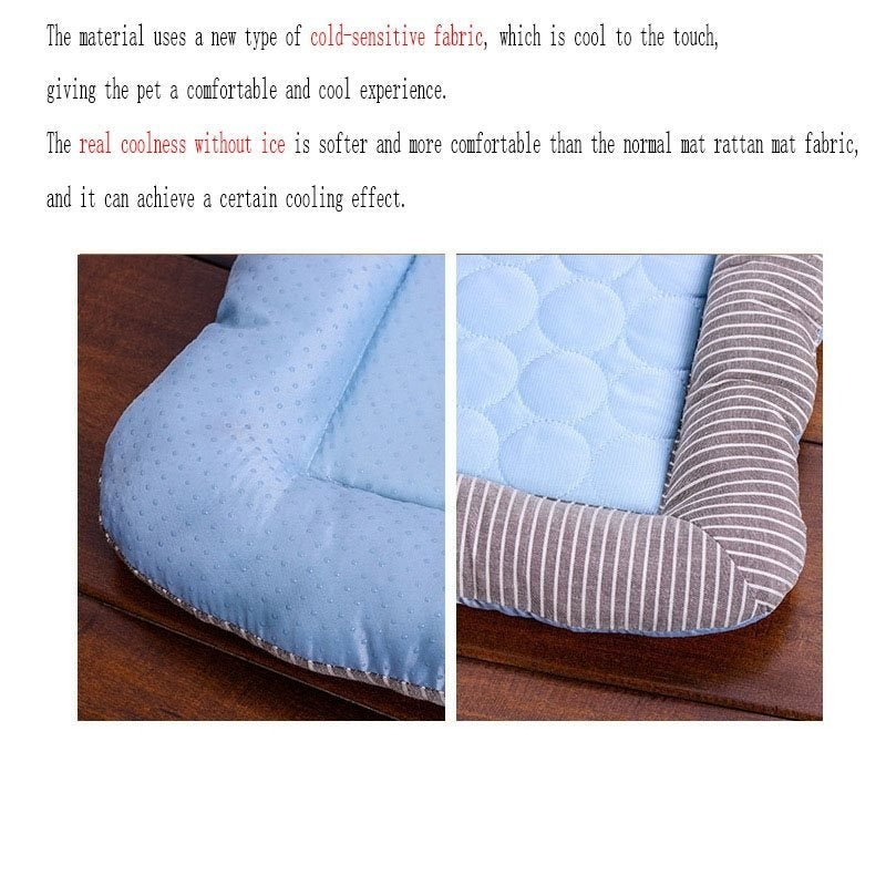 FurChill Frenchie Breathable Dog Bed – Cooling Mat with Non-Slip Base for Hot Days | Bowlift