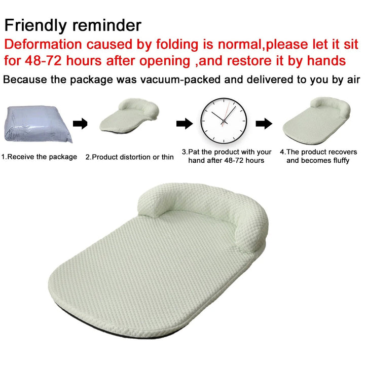 FurCool French Bulldog Cooling Mat – Breathable Washable Summer Silk Bed | Bowlift