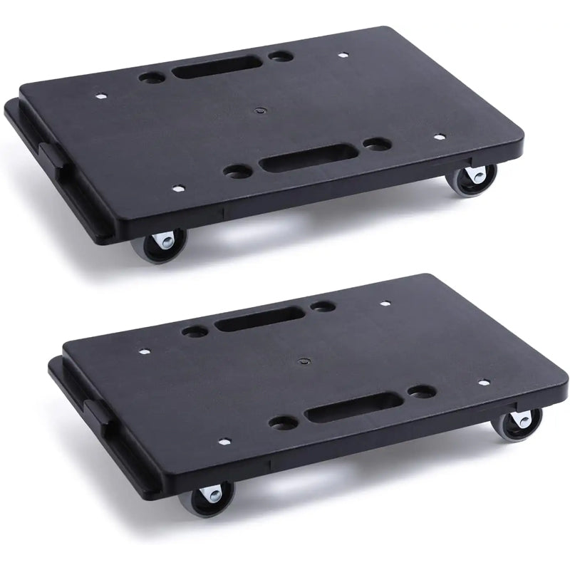 BowLift | Heavy Furniture 500 Lbs Capacity Folding Crate Trolley Silent Rolling Wheel Dolly Plastic Dolly For Moving