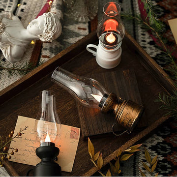 BowLift | Led Vintage Kerosene Lamp, Electronic Swinging Candle