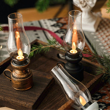 BowLift | Led Vintage Kerosene Lamp, Electronic Swinging Candle