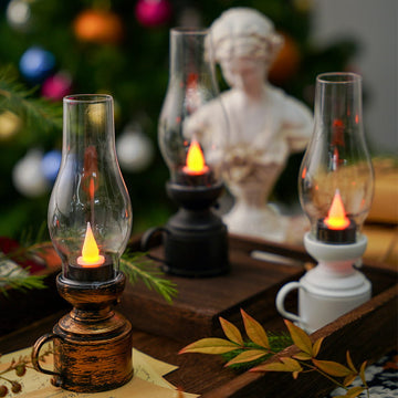 BowLift | Led Vintage Kerosene Lamp, Electronic Swinging Candle