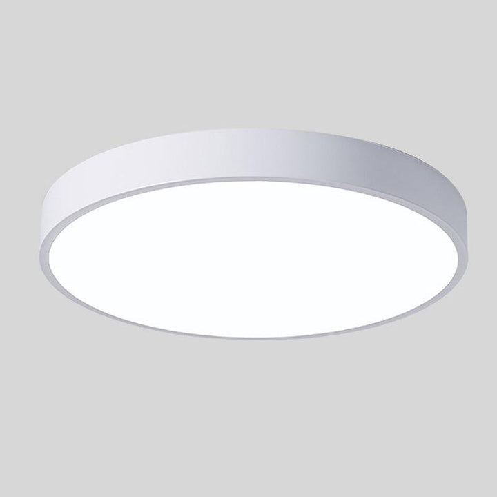 BowLift | Scandinavian Circular LED Ceiling Light | Soft Illumination, Minimalist Design & Ideal for Bedrooms and Work Areas