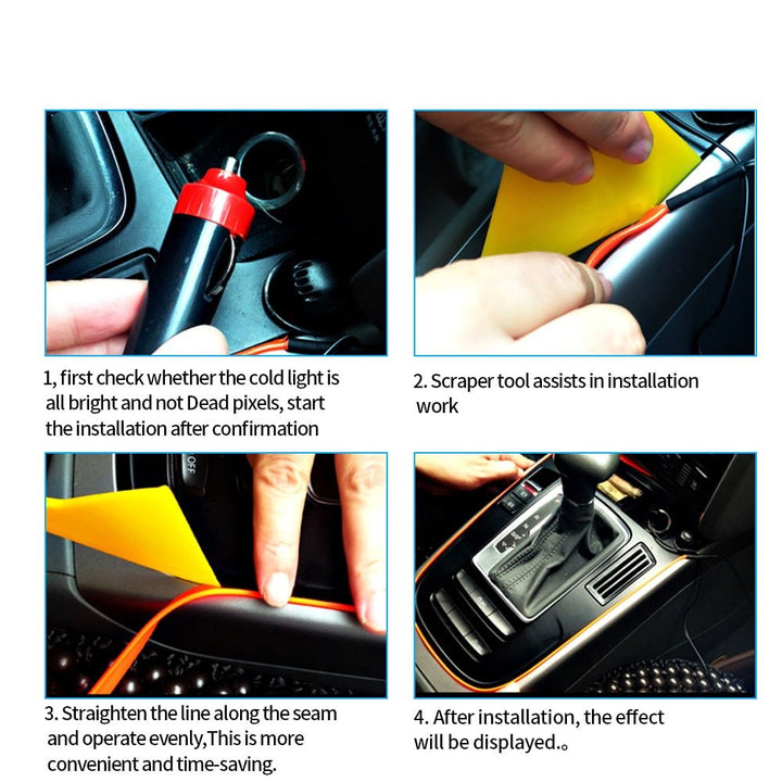 BowLift | Decorative LED light strip for car interiors