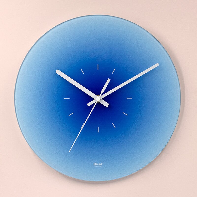 Stylish Luxury Glass Wall Clock - Silent Movement, Unique Design, AvailaBowlifte in 9 Colors | Bowlift