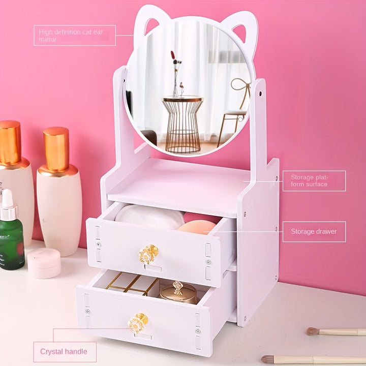 BowLift | Makeup mirror with integrated storage