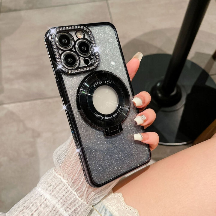 BowLift | Glittering MagSafe Phone Holder with Magnetic Attachment
