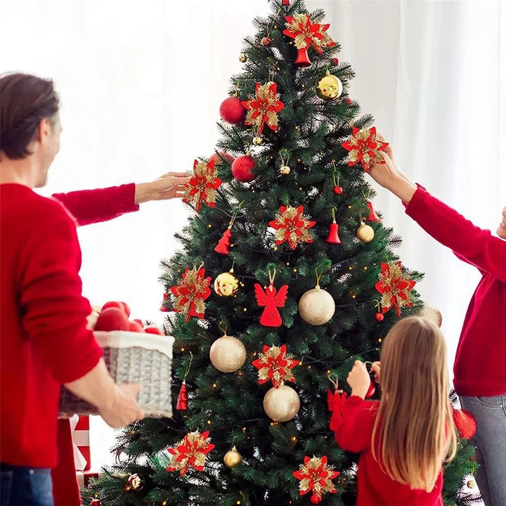 BowLift | Premium Glitter Flower Ornaments for Festive Presentation