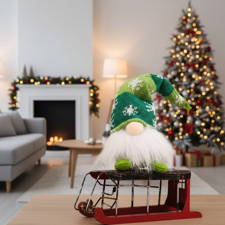 BowLift | Luminous Christmas doll with warm, yellow glow for festive decoration