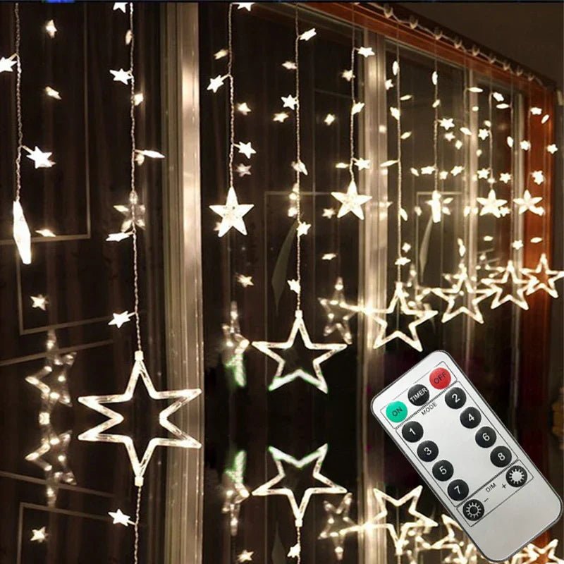 BowLift | LED star light chain for cozy Christmas evenings
