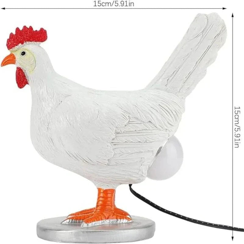 Playful Chicken Table Lamp for your Table Bowlift