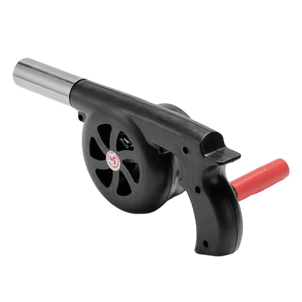 BowLift | Portable hand crank barbecue fan for easy outdoor firing up