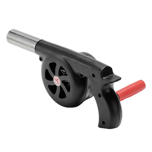BowLift | Portable hand crank barbecue fan for easy outdoor firing up